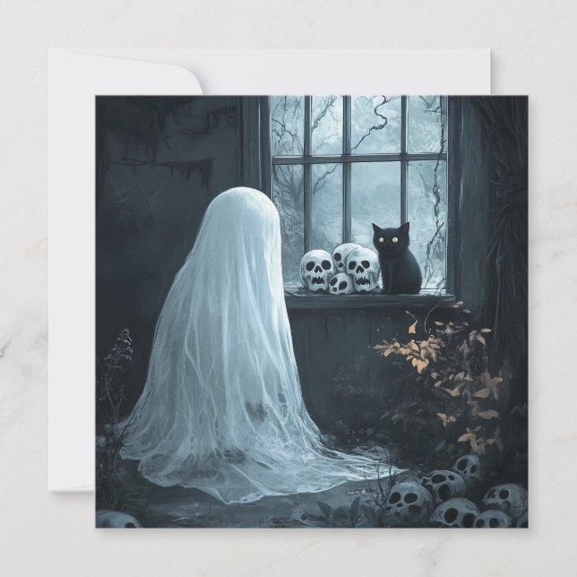 Halloween Ghost, Cat und Skuls (Vorderseite)