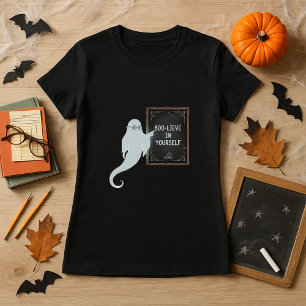Halloween Ghost & Chalkboard BOO-LIEVE T-Shirt