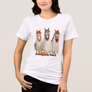 Halloween-Ghost-Clipart Tri-Blend Shirt