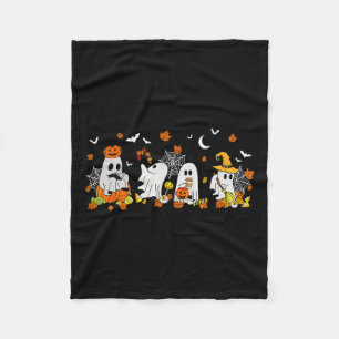 Halloween Ghost Drink Kaffee Fall Ghost Buch Re Fleecedecke