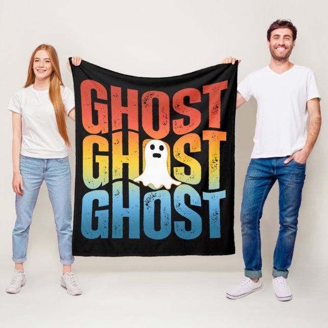 HALLOWEEN GHOST GHOST GHOST FLEECEDECKE (Beispiel)
