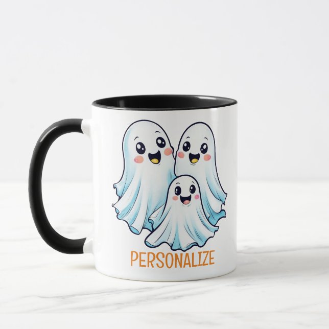 Halloween Ghost Group Tasse (Links)