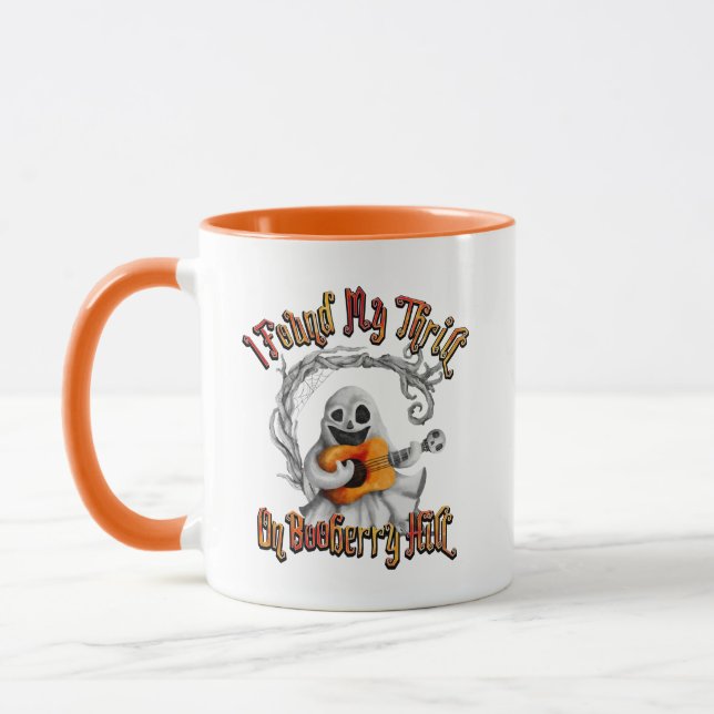 Halloween Ghost Guitar Booberry Hill  Tasse (Links)