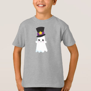 Halloween, Ghost, Hat, Trick oder Treat, Boo T-Shirt