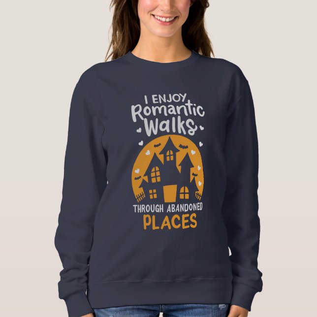 Halloween Ghost Hunter Paranormal Investigator Sweatshirt (Vorderseite)