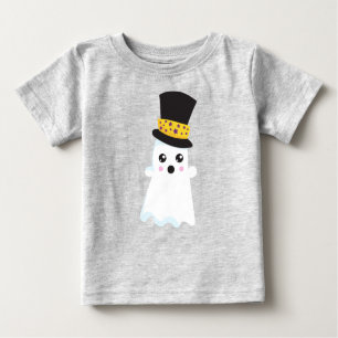 Halloween, Ghost, Hut, Boo, Trick oder Trete Baby T-shirt