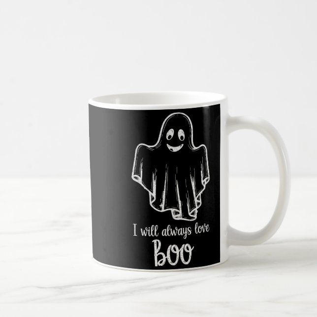 Halloween Ghost I Will Always Love Boo  Kaffeetasse (Rechts)