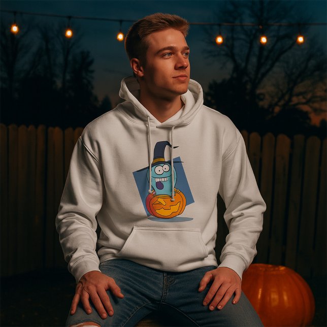 Halloween Ghost in Pumpkin Spooky Hexe Hoodie (Von Creator hochgeladen)