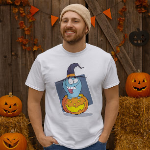 Halloween Ghost in Pumpkin Spooky Hexe T-Shirt