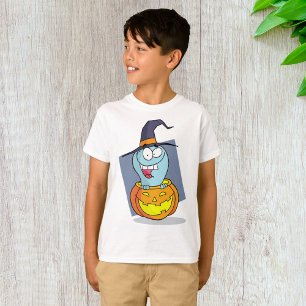 Halloween Ghost in Pumpkin Spooky Hexe T-Shirt