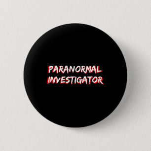Halloween Ghost Jagdparanormaler Ermittler Button