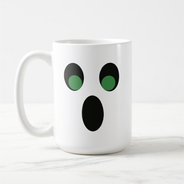 Halloween Ghost-Kaffee-Tasse 15 oz Kaffeetasse (Links)