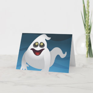 Halloween-Ghost-Karte Karte