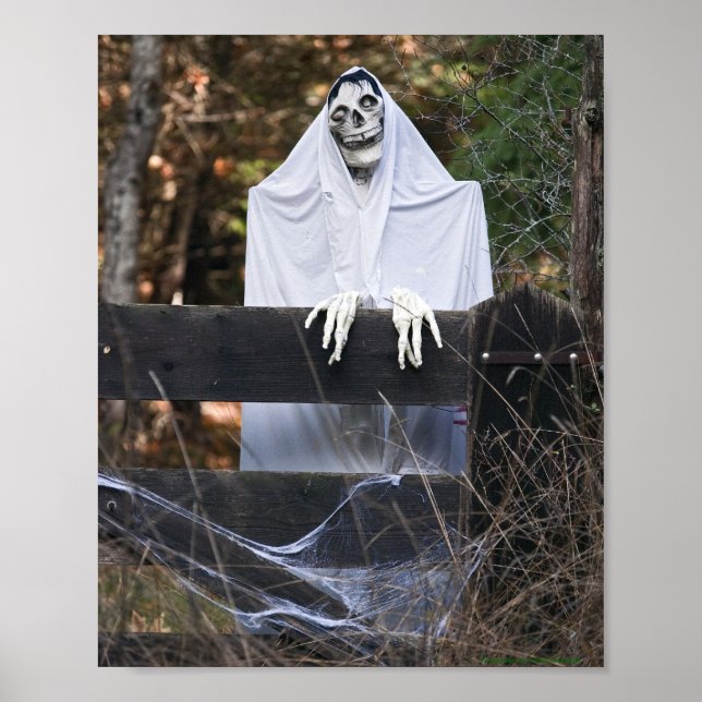 Halloween Ghost - Kunstdrucke Poster (Vorne)