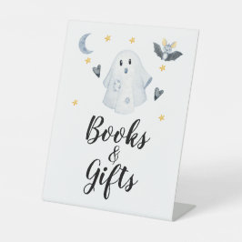 Halloween Ghost Little Boo Babydusche Geschenke Sockelschild