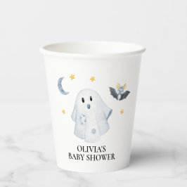Halloween Ghost Little Boo Babydusche Papiertüten Pappbecher