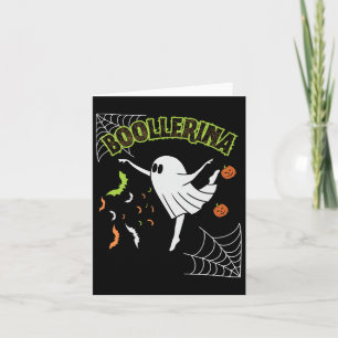 Halloween Ghost Llerinas Llet Dance Niedliche Kost Karte
