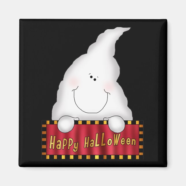 Halloween Ghost Magnet (Vorne)