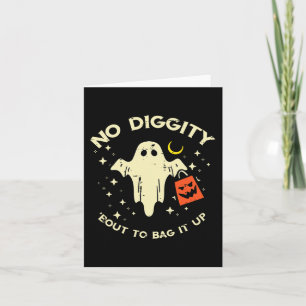 Halloween Ghost No Diggity Costume Jungs Mädchen K Karte