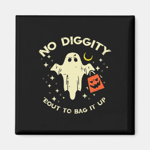 Halloween Ghost No Diggity Costume Jungs Mädchen K Magnet