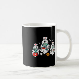 Halloween Ghost Nurses Funny Er Crew Kostüm Scrub Kaffeetasse