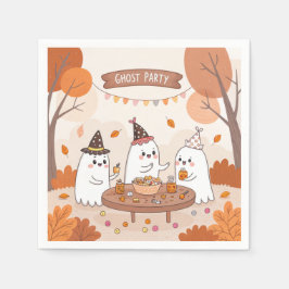 Halloween Ghost-Party Serviette