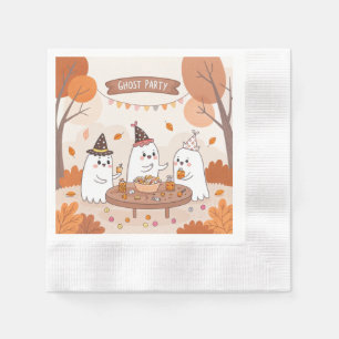 Halloween Ghost-Party Serviette