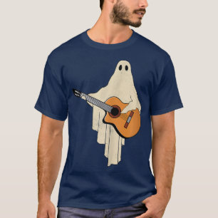 Halloween Ghost Play Gitarre lustig 1565 T-Shirt