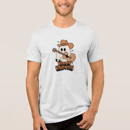 Halloween | Ghost Playing Gitarre | Halloween 2024 Tri-Blend Shirt