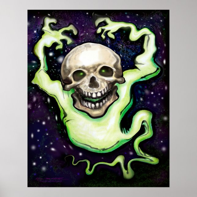 Halloween Ghost Poster (Vorne)