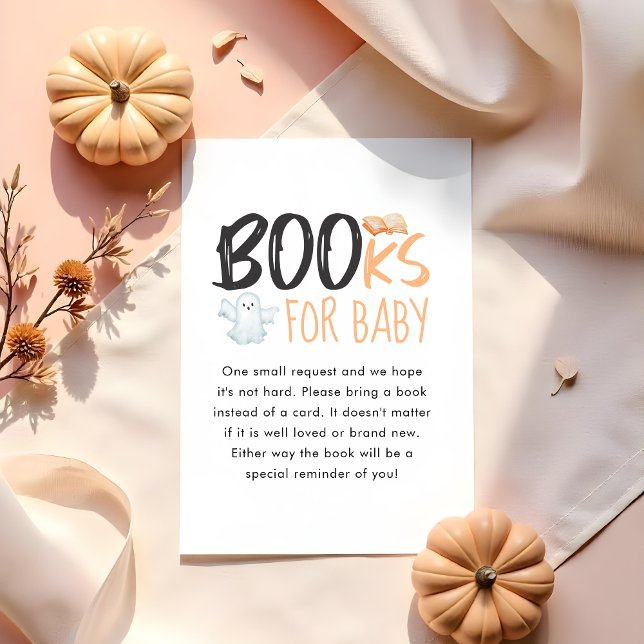 Halloween Ghost & Pumpkin 🎃 Bücher für Baby Begleitkarte (Von Creator hochgeladen)