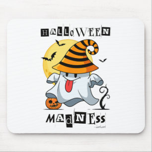 Halloween Ghost Pumpkin S für Männer Mousepad
