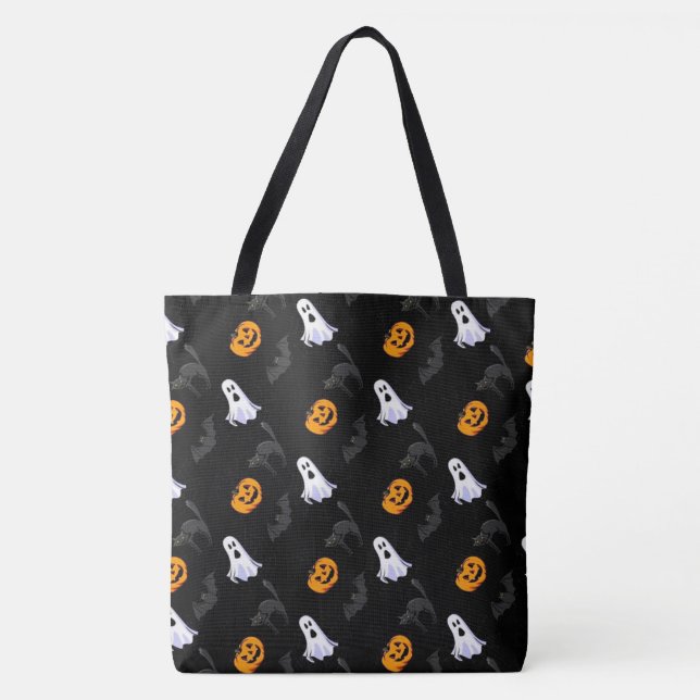 Halloween Ghost, Pumpkins und Schwarze Katzen (Vorderseite)
