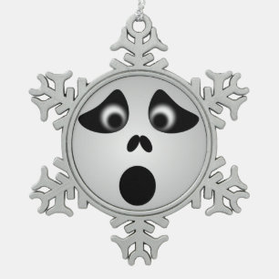 HALLOWEEN GHOST SCHNEEFLOCKEN Zinn-Ornament