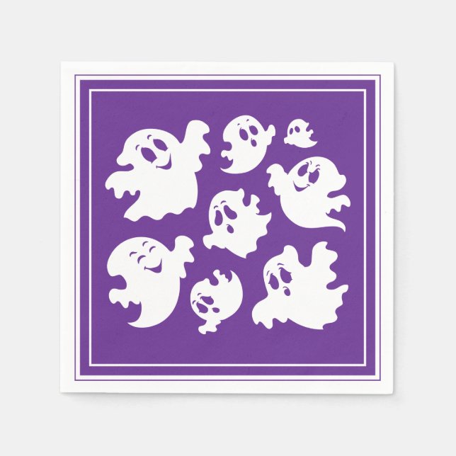 Halloween Ghost Serviette (Vorderseite)