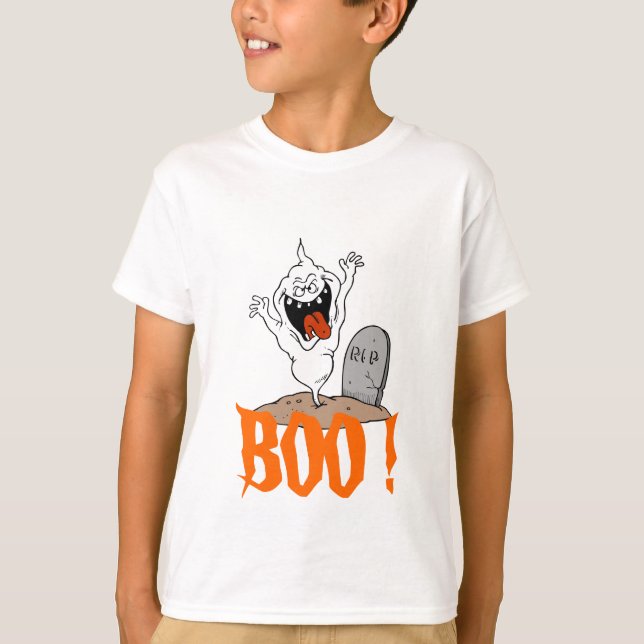 Halloween Ghost Shirt Kids (Vorderseite)