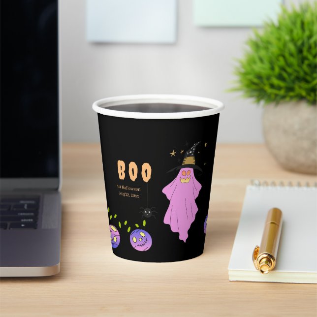 Halloween Ghost Skull Garland Kinderdusche Pappbecher (InSitu)