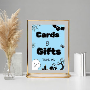 Halloween Ghost spookkarte und Geschenke danke Poster