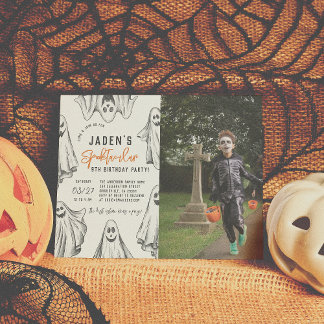 Halloween Ghost Spooktacular Geburtstags-Foto