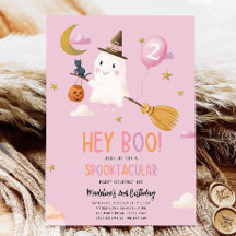 Halloween Ghost Spooktacular Hey Boo Girl Geburtst