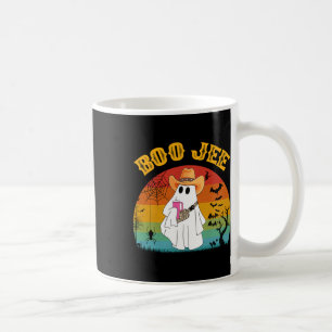 Halloween Ghost Spooky Kostüm Boo Jee Ghost mit Kaffeetasse