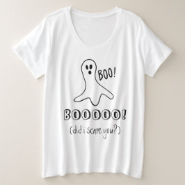 Halloween Ghost Sprichwort BOO HABE ich dich besor Große Größe T-Shirt