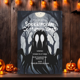 Halloween Ghost Spuk Forest Costume Party Einladung