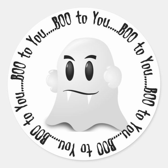 Halloween Ghost Stickers (Vorderseite)