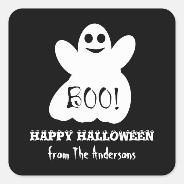 Halloween Ghost Stickers (Vorderseite)