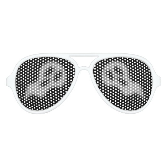 Halloween Ghost Sunglass Sonnenbrille (Vorderseite)