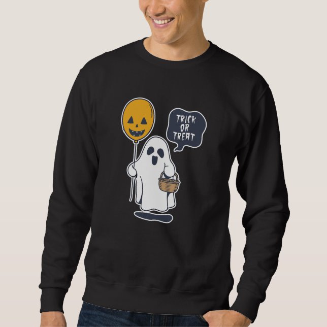 Halloween Ghost Sweatshirt (Vorderseite)