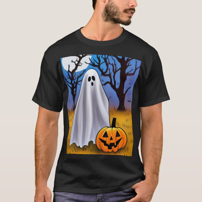 Halloween Ghost T-Shirt (Vorderseite)