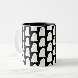 Halloween-Ghost-Tasse Zweifarbige Tasse