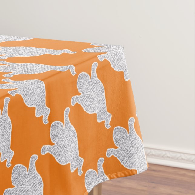 Halloween Ghost Tischdecke (Beispiel)
